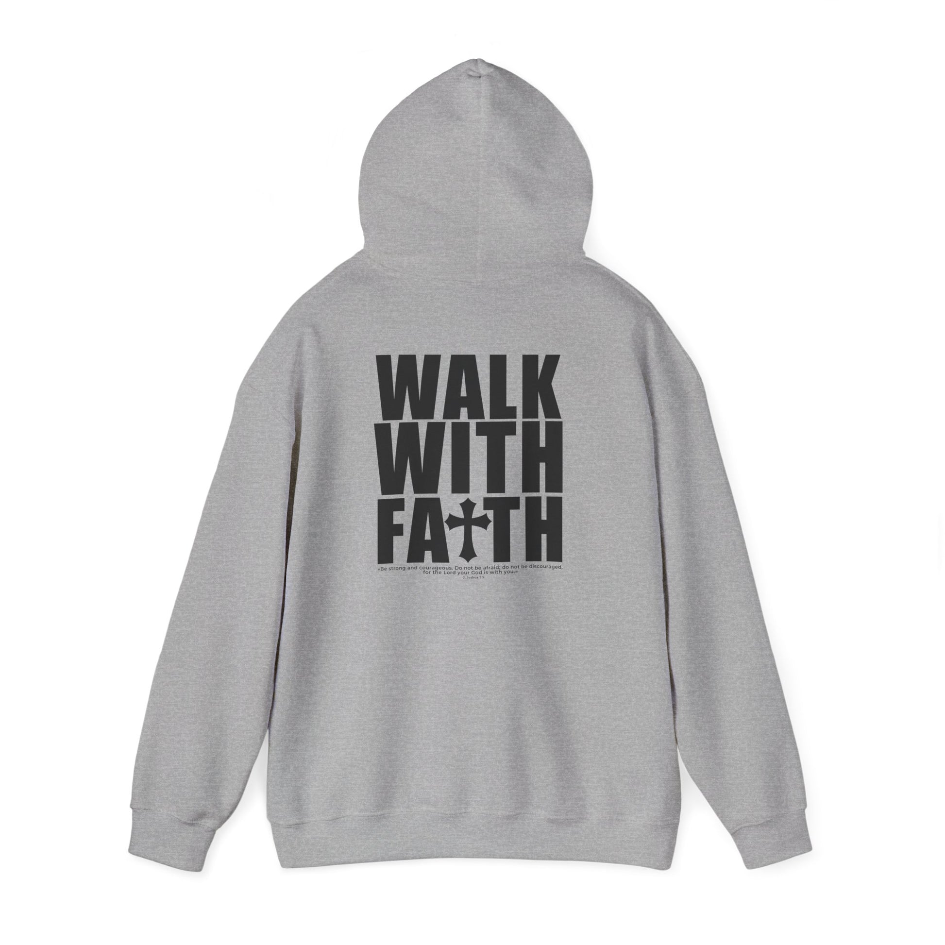 Faith-Inspired Unisex Hoodie - Walk with Faith Design