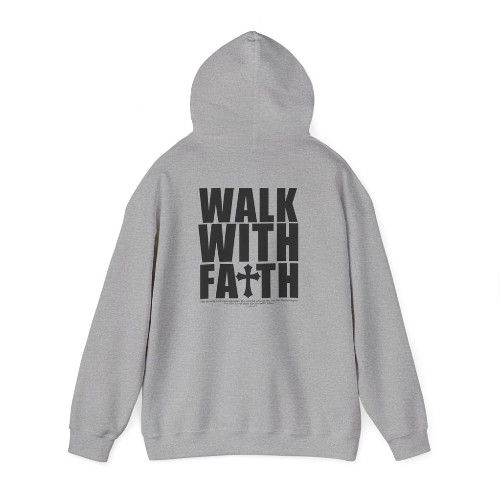 Faith-Inspired Unisex Hoodie - Walk with Faith Design
