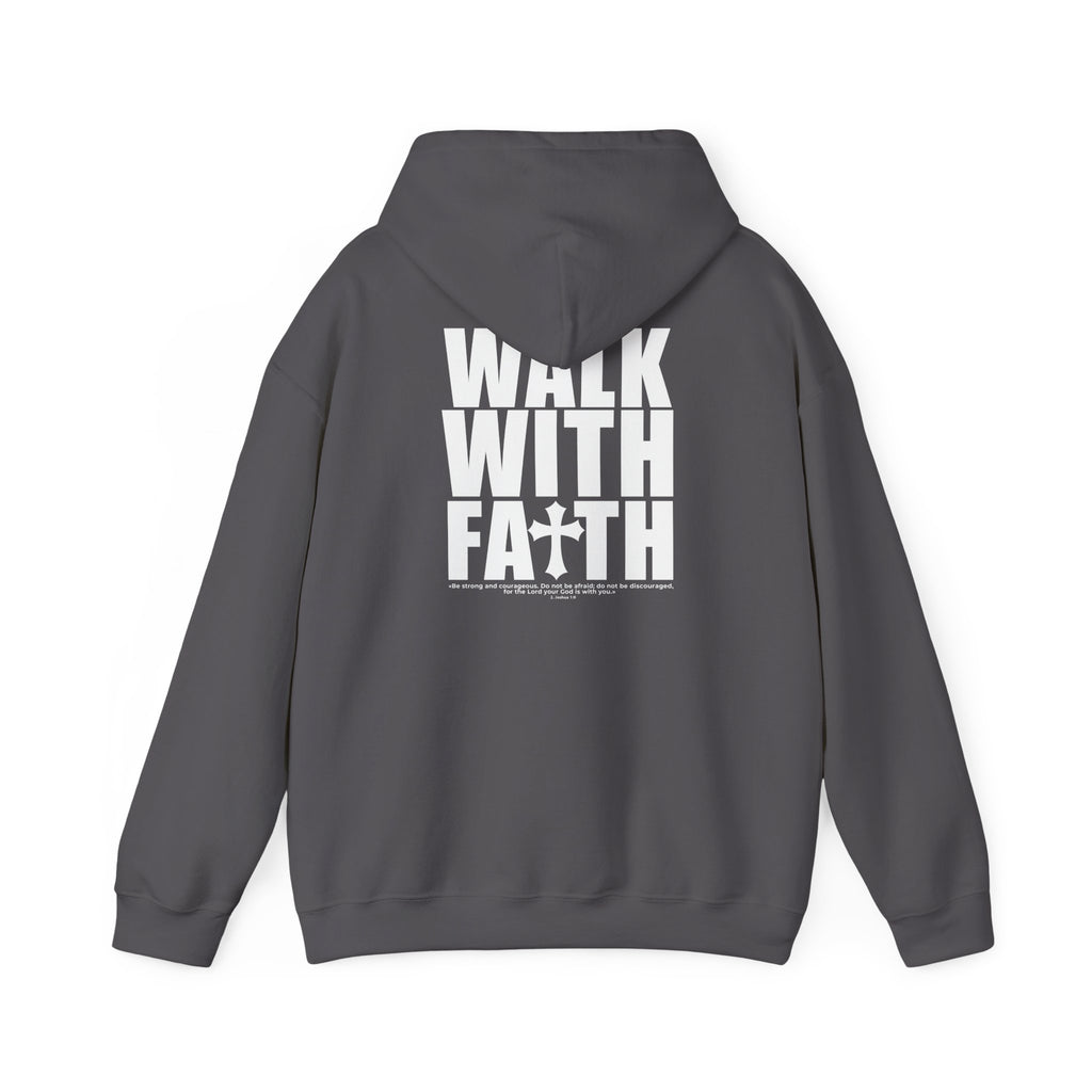 Faith-Inspired Unisex Hoodie - Walk with Faith Design
