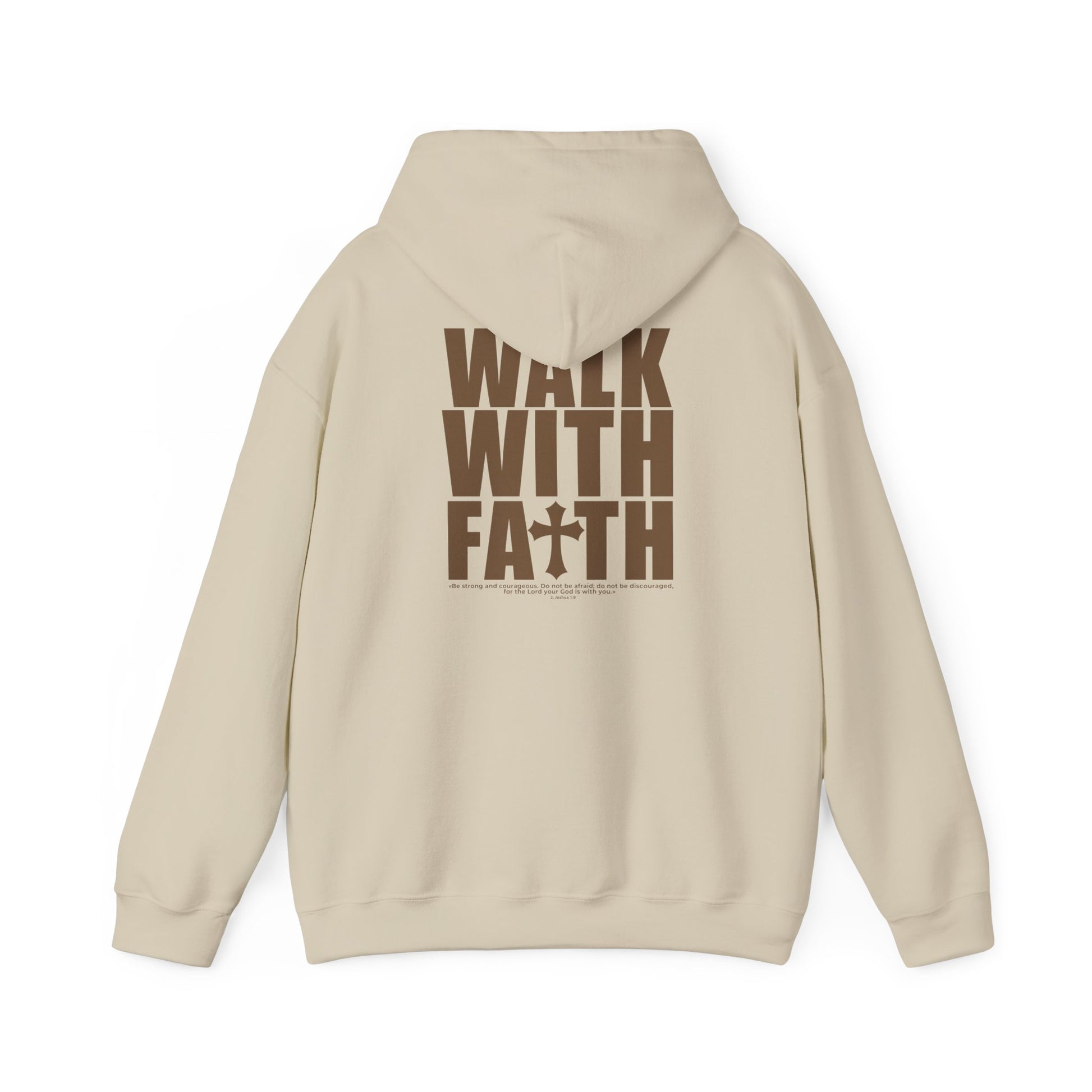 Faith-Inspired Unisex Hoodie - Walk with Faith Design