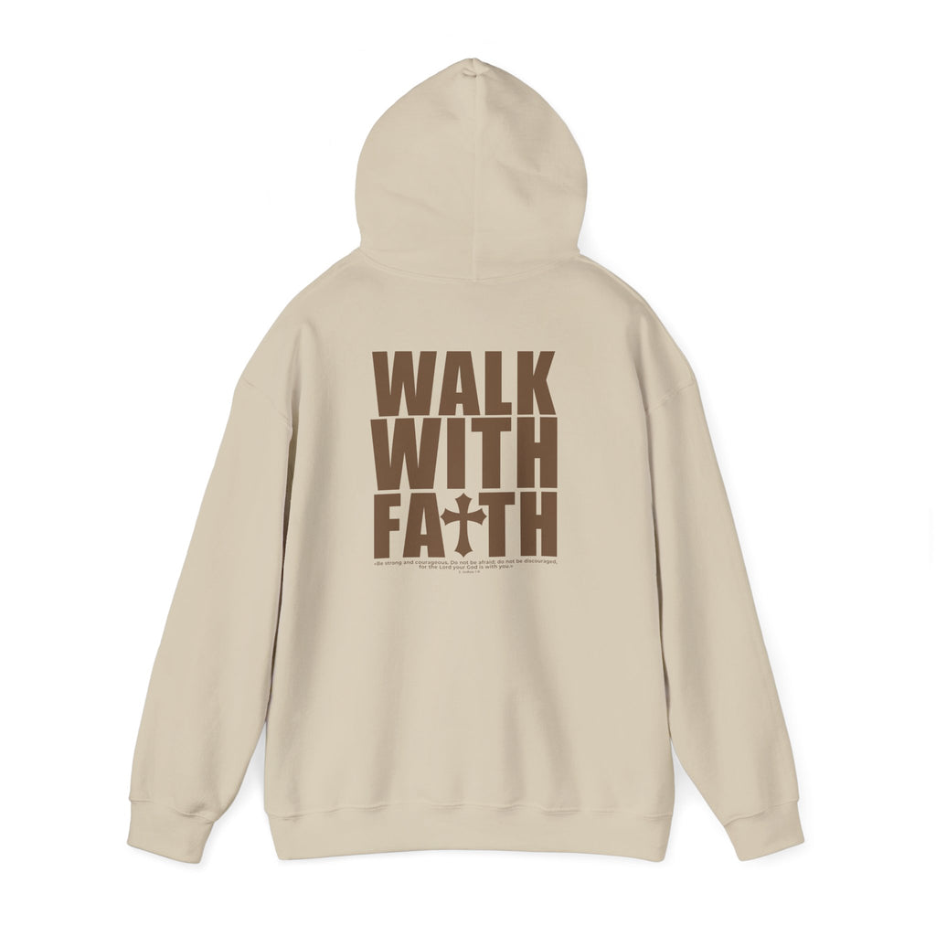 Faith-Inspired Unisex Hoodie - Walk with Faith Design