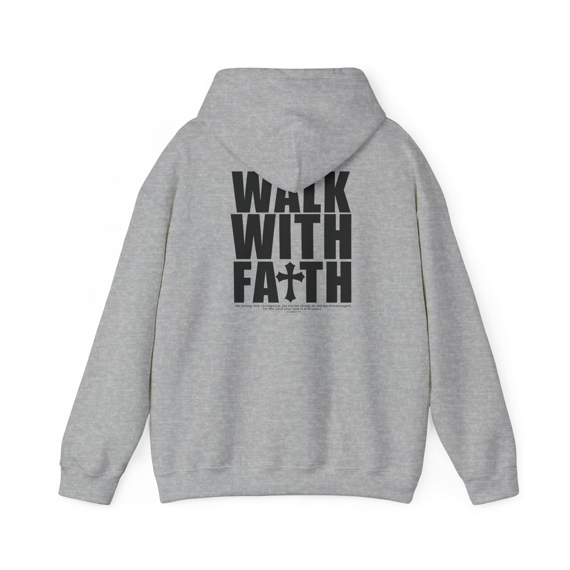 Faith-Inspired Unisex Hoodie - Walk with Faith Design