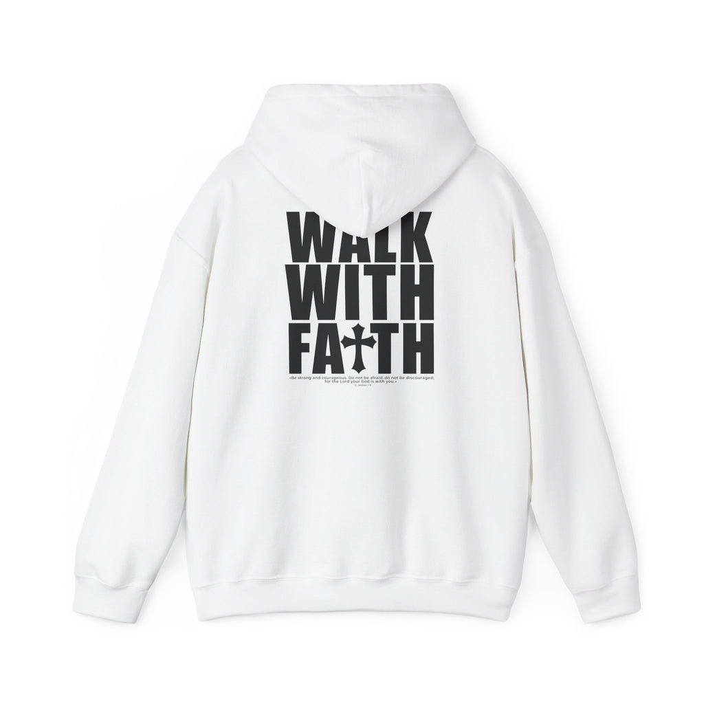 Faith-Inspired Unisex Hoodie - Walk with Faith Design